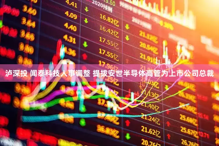 泸深投 闻泰科技人事调整 提拔安世半导体高管为上市公司总裁