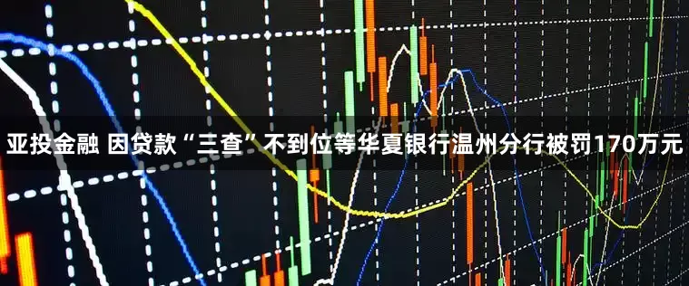 亚投金融 因贷款“三查”不到位等华夏银行温州分行被罚170万元
